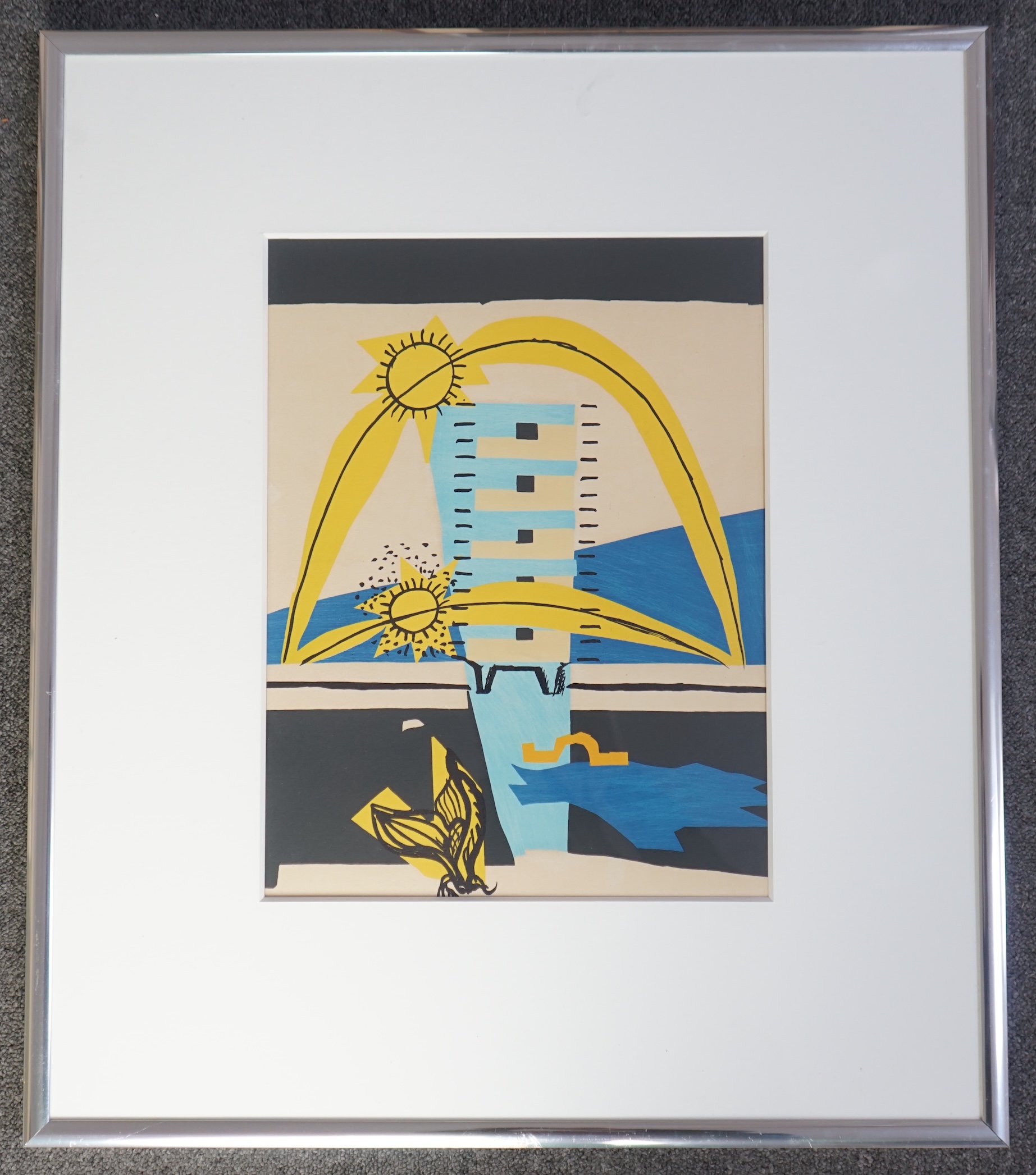 Charles-Édouard Jeanneret Le Corbusier (French, 1887-1965), 'Poème de L’ angle droit', lithograph, 41 x 31cm